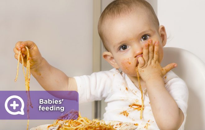 Feeding baby, solid food, when to start. mediQuo - your doctor friend, doctor chat, pediatrics