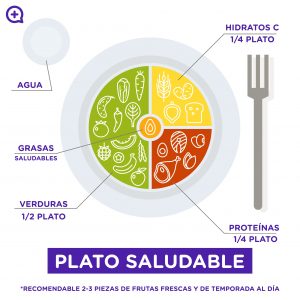 Así Es Como Debe Ser El Plato Saludable - Mediquo