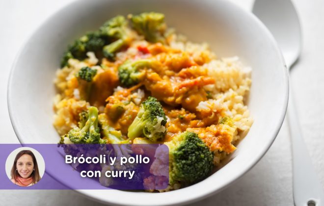 Receta brócoli y pollo con curry. Nutrición. Recetas. Mediquo. Cristina Romagosa.