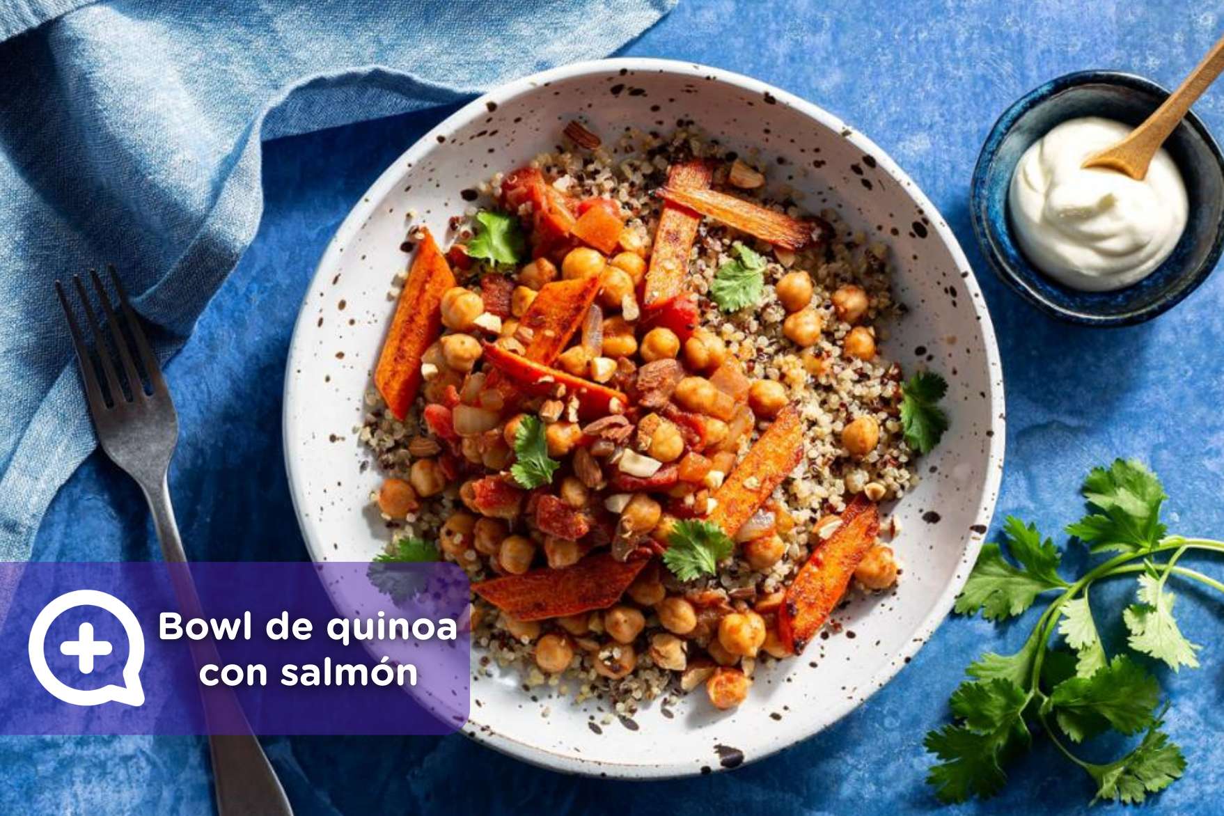 Receta: Bowl De Quinoa Y Garbanzos Con Salmón - MediQuo