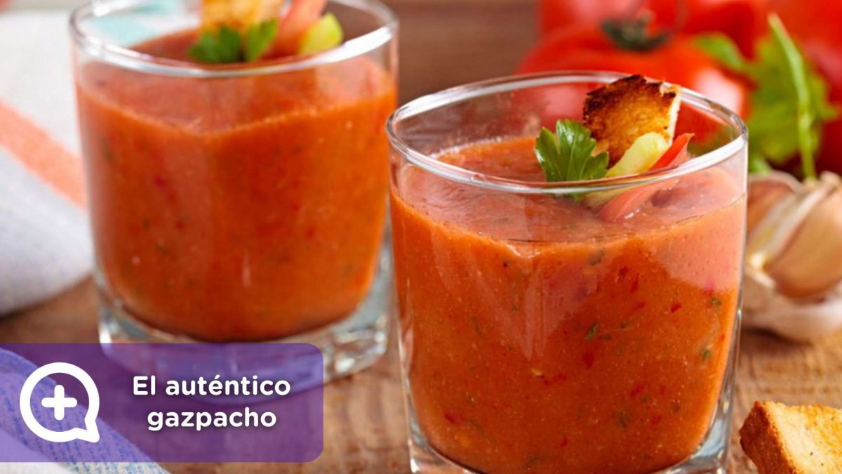 auténtica receta del gazpacho andaluz, recetas fáciles, recetas, vitaminas, tomates, sopa fría, mediquo, salud, nutrición, telemedicina, app