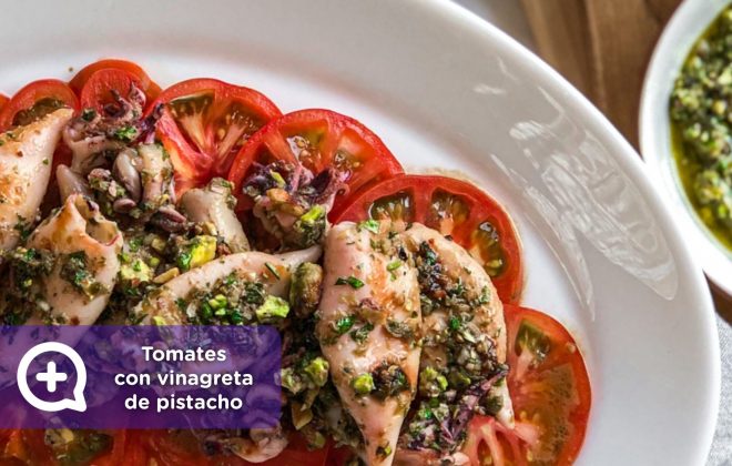 Ensalada de tomates, con vinagreta de pistachos, recetas fáciles, recetas, nutrición, salud, mediquo