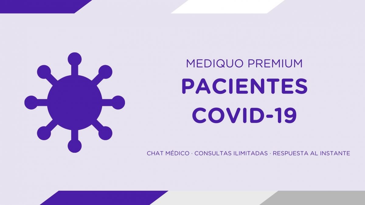 Plan premium mediQuo para pacientes COVID-19, aislamiento domiciliario, test PCR, salud, chat médico, atención médica
