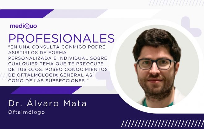 Álvaro Mata, oftalmólogo mediQuo. Telemedicina, consulta online, chat médico