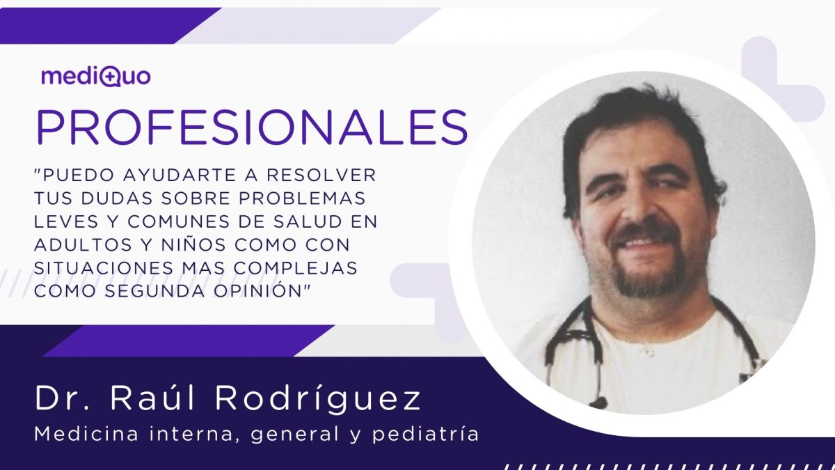 Raúl Rodríguez Galindo profesional mediQuo. Chat médico, medicina general, pediatra