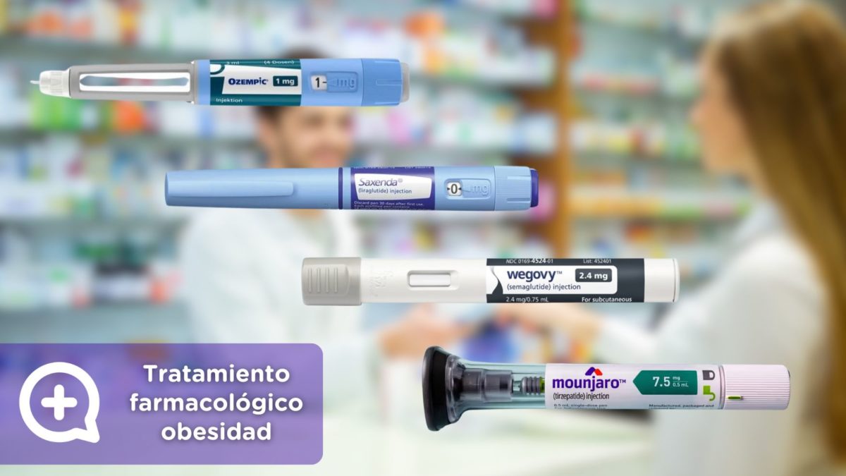 Tratamiento farmacológico para la obesidad o sobrepeso. Mounjaro, Saxenda. Ozempic, Wegovy. Clínica Pérdida de peso by mediquo