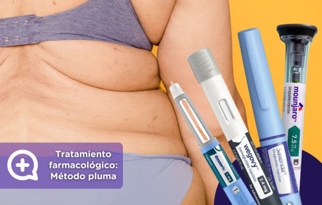 Tratamiento farmacológico Método pluma. Wegovy, Mounjaro, Saxenda, Ozempic. Tratamiento farmacológico pérdida de peso.Saxenda. Diferencias Wegovy vs Ozempic. Tratamiento Liraglutida, semaglutida. Clínica Pérdida de peso. Inyecciones. Receta. Prescripción. Consulta online. MediQuo. Diabetes. Medicación.