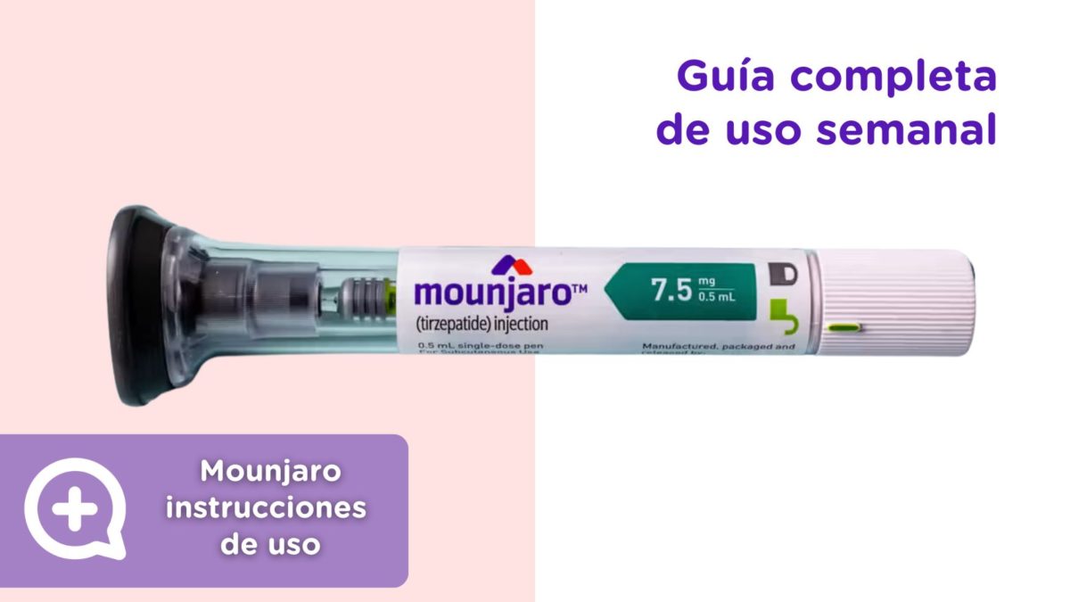 Mounjaro Guía completa uso semanal. Mounjaro solución inyectable. Tirzepatida Mounjaro. Tratamiento farmacológico Método pluma. Wegovy, Mounjaro, Saxenda, Ozempic. Tratamiento farmacológico pérdida de peso.Saxenda. Diferencias Wegovy vs Ozempic. Tratamiento Liraglutida, semaglutida. Clínica Pérdida de peso. Inyecciones. Receta. Prescripción. Consulta online. MediQuo. Diabetes. Medicación. Inyecciones recetada para adelgazar.