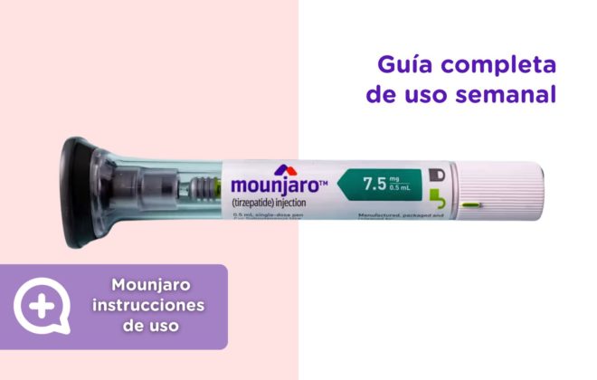 Mounjaro Guía completa uso semanal. Mounjaro solución inyectable. Tirzepatida Mounjaro. Tratamiento farmacológico Método pluma. Wegovy, Mounjaro, Saxenda, Ozempic. Tratamiento farmacológico pérdida de peso.Saxenda. Diferencias Wegovy vs Ozempic. Tratamiento Liraglutida, semaglutida. Clínica Pérdida de peso. Inyecciones. Receta. Prescripción. Consulta online. MediQuo. Diabetes. Medicación. Inyecciones recetada para adelgazar.