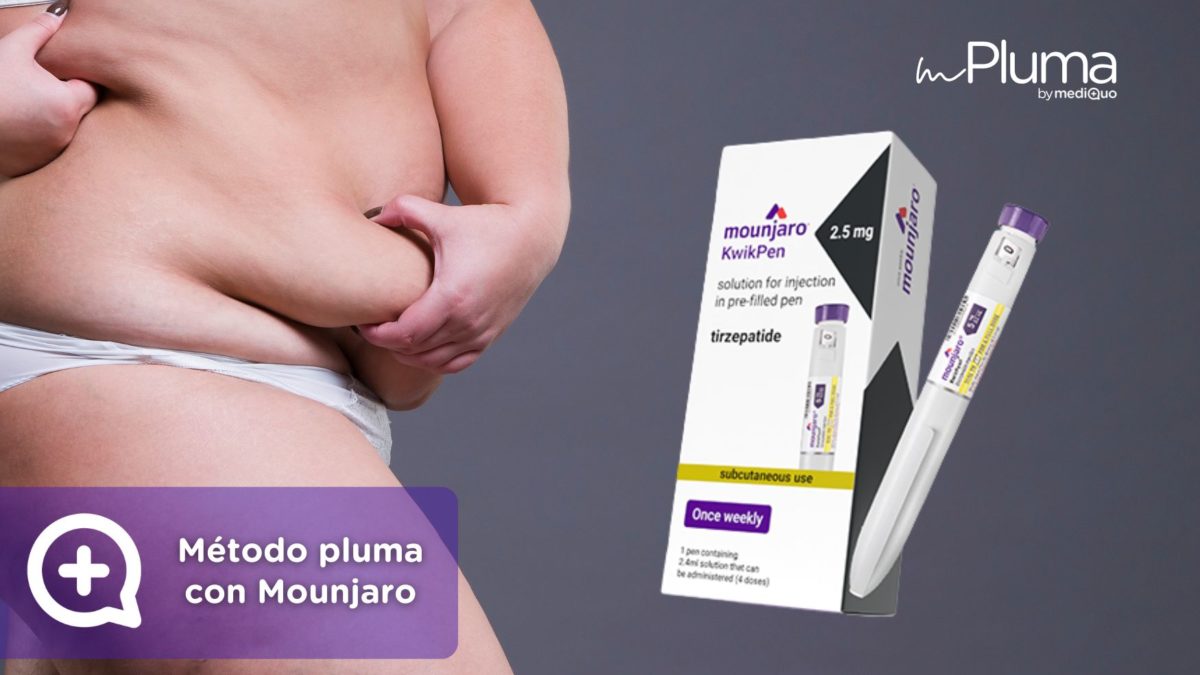 Método pluma con Mounjaro. fármacos para perder peso Mounjaro Tirzepatida y Wegovy Semaglutida. Método pluma by mediQuo. Clínica Pérdida de peso by mediQuo. Inyecciones recetadas clínica pérdida de peso. Pierde peso con el método pluma. Clínica Pérdida de peso. Consulta online. MediQuo. Liraglutida, semaglutida, tirzepatida. Ozempic, Wegovy, Saxenda, Mounjaro. Clínica Pérdida de peso by mediQuo - Método pluma