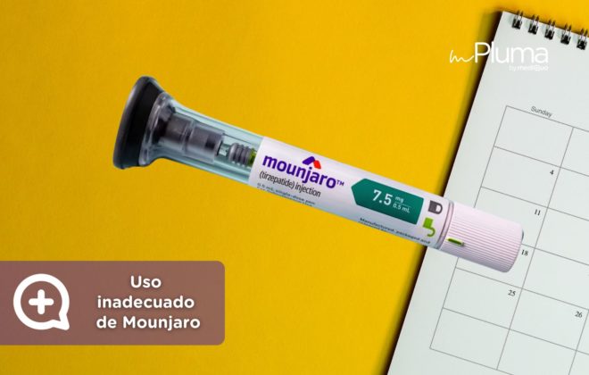 Uso inadecuado de Mounjaro. Inyecciones para adelgazar. Fármacos para perder peso Mounjaro Tirzepatida y Wegovy Semaglutida. Método pluma by mediQuo. Clínica Pérdida de peso by mediQuo. Inyecciones recetadas clínica pérdida de peso. Pierde peso con el método pluma. Clínica Pérdida de peso. Consulta online. MediQuo. Liraglutida, semaglutida, tirzepatida. Ozempic, Wegovy, Saxenda, Mounjaro. Clínica Pérdida de peso by mediQuo - Método pluma