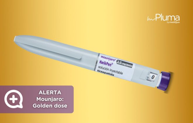 Alerta Mounjaro Golden dose. Mounjaro enfermedades metabólicas. Médicos para bajar de peso Método pluma. Mounjaro, Wegovy, Saxenda, Ozempic. Clínica Pérdida de peso. Consulta online. MediQuo. Liraglutida, semaglutida, tirzepatida.