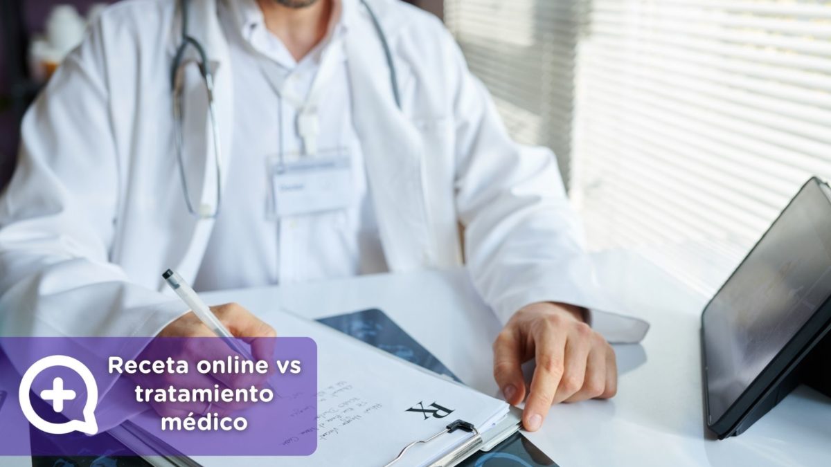 Receta online no es lo mismo que tratamiento médico diferencias clave
