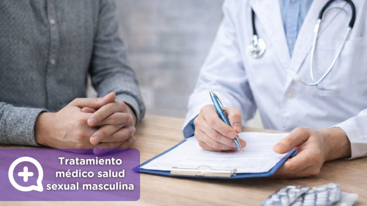 Tratamiento médico de la salud sexual masculina disfunción eréctil, libido y control eyaculatorio