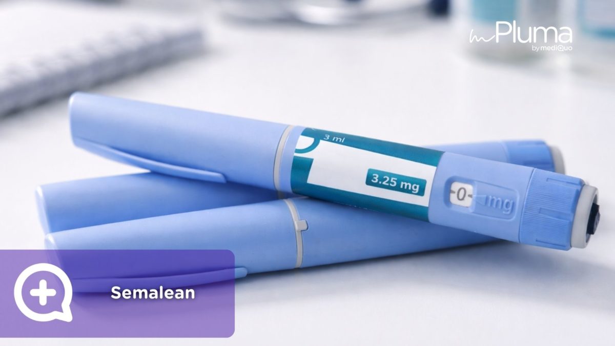 pluma de semaglutida para adelgazar sobre mesa médica en consulta clínica