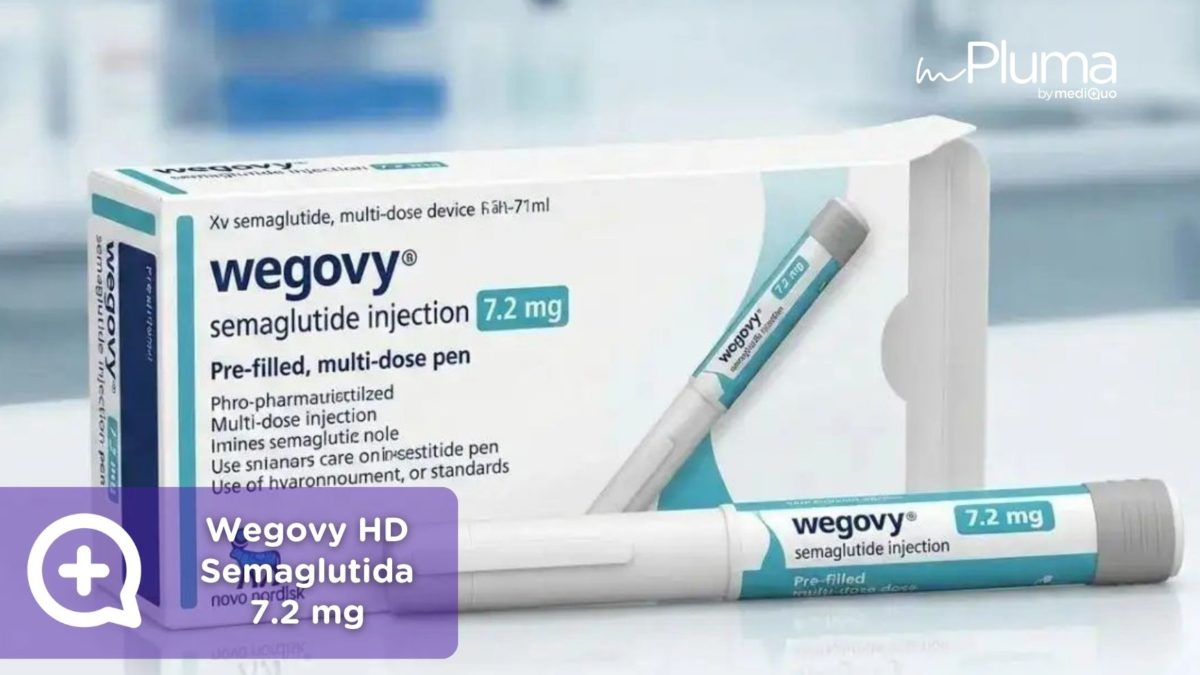 Wegovy HD (semaglutida 7.2 mg) el nuevo fármaco que promete superar el 20% de pérdida de peso y revoluciona el tratamiento de la obesidad